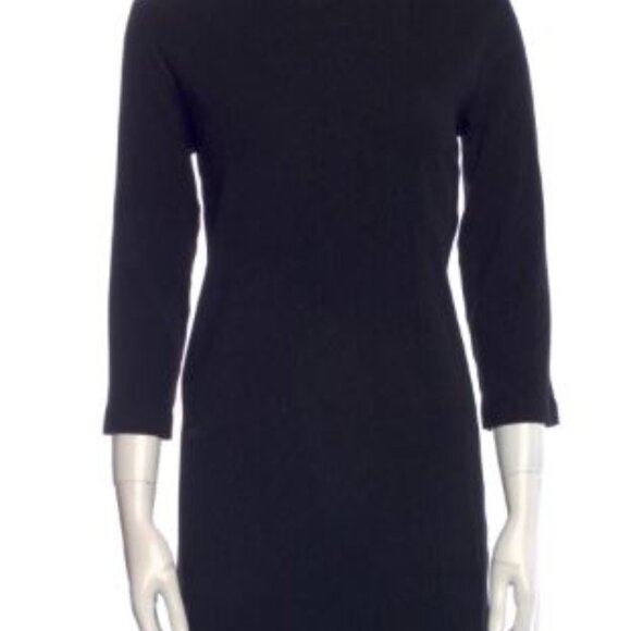 Reformation Black Ribbed Tee Shirt Mini Dress, size Small - Picture 4 of 6